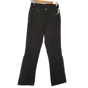 Deadstock Vintage Rough Rider Black Jeans 5/6 Tall CircleT Western Rodeo Cowgirl